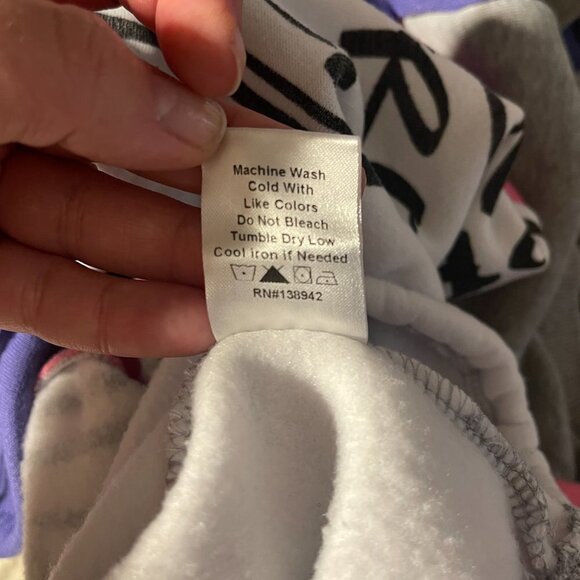 Women's XL Fashion Nova Written With Love Sweatshirt Color Block Drawstring - Picture 8 of 8